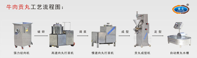 牛肉貢丸成套設備